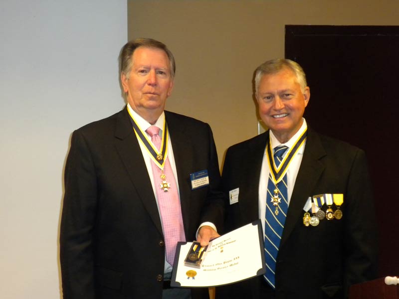 Military Service Medal Presentation