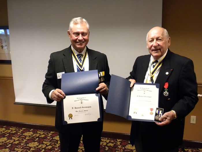 WWII War Medal Presentation